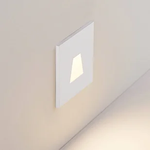 Oprawa wpuszczana LED Molto Luce Wall 68R IP44 SQ, biały, aluminium, CCT - Oprawy, klosze i abażury - miniaturka - grafika 1