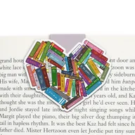 Zakładki do książek - Zakładka do książki magnetyczna, Kocham czytać - miniaturka - grafika 1