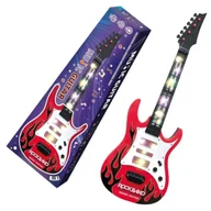 Instrumenty muzyczne dla dzieci - Gitara ze światłem mix - Madej - miniaturka - grafika 1