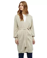 Swetry damskie - Peppercorn Damski kardigan z długim dzianiny Tana, szary piórko, XL, Feather Gray, XL - miniaturka - grafika 1