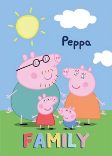 KOC polar ŚWINKA PEPPA 100x140 cm - Koce i narzuty dla dzieci - miniaturka - grafika 1