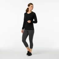 Bielizna sportowa damska - Damska koszulka termoaktywna Smartwool Classic All-Season Merino Base Layer LS black - XS - miniaturka - grafika 1