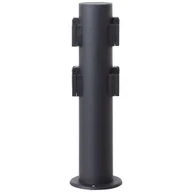 Lampy ogrodowe - Słupek z gniazdkami Dody 96448A06 Brilliant zewnętrzny czarny - miniaturka - grafika 1