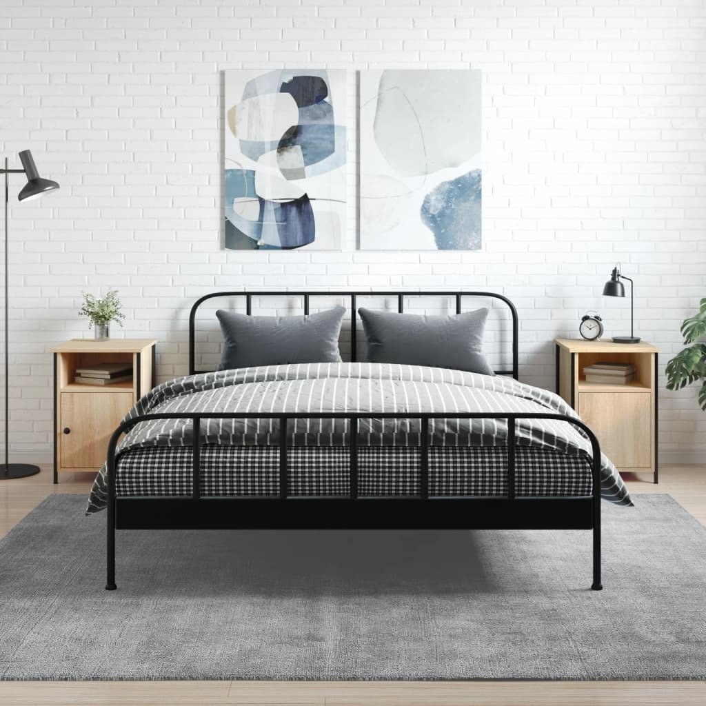 Szafki nocne 2 szt. dąb sonoma 40x42x60 cm materiał drewnopochodny