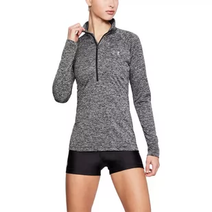 Koszulka damska Under Armour NEW TECH 1/2 ZIP - TWIST - Koszulki sportowe damskie - miniaturka - grafika 3