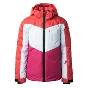 Kurtki narciarskie - Dziecięca Kurtka ocieplana BRUGI 1AIL 1AIL/T22K/1C/UU8 – Różowy - miniaturka - grafika 1