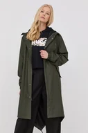 Kurtki damskie - Rains kurtka przeciwdeszczowa 18140 Fishtail Parka kolor zielony przejściowa 18140.03-Green - miniaturka - grafika 1