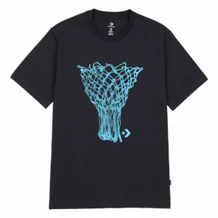 Koszulki i topy damskie - T-shirt z nadrukiem uniseks CONVERSE Net Drip Tee 10023385 - grafika 1