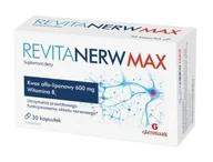 Suplementy diety - Revitanerw max x 30 kaps - miniaturka - grafika 1