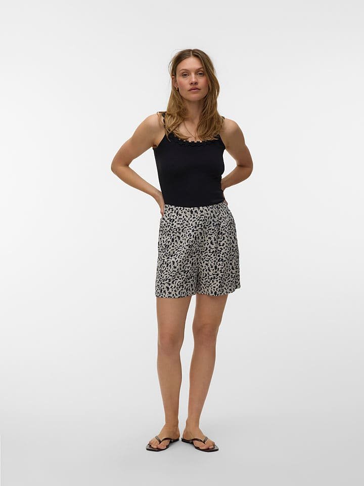 Vero Moda Top w kolorze czarnym