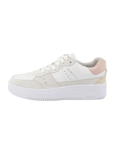 Tom Tailor Sneakersy w kolorze biało-beżowo-jasnoróżowym - Trampki damskie - miniaturka - grafika 1