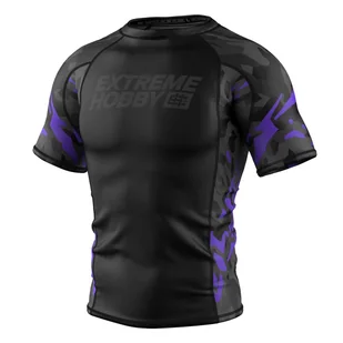Koszulka Męska na siłownię rashguard MMA EXTREME HOBBY BLACK PANTHER - Kimona, stroje i obuwie - miniaturka - grafika 1