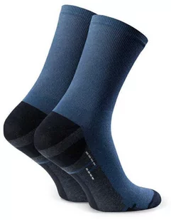 Skarpety sportowe długie art. 057 A346 jeans - Skarpetki damskie - miniaturka - grafika 1