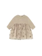 Sukienki i spódniczki dla dziewczynek - Mayoral Sukienka codzienna 2824 Beżowy Regular Fit - miniaturka - grafika 1
