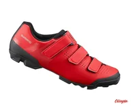 Buty rowerowe - Buty rowerowe Shimano SH-XC100 M Czerwone - miniaturka - grafika 1