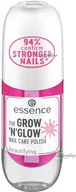 Lakiery do paznokci - Essence - THE GROW''N''GLOW NAIL CARE POLISH - Odżywczy lakier do paznokci z błyszczącym wykończeniem - 8 ml - miniaturka - grafika 1