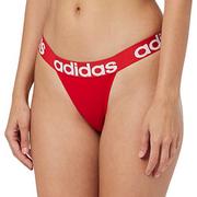 Majtki damskie - Adidas Sports Underwear Damskie Stringi Typu Tanga, Czerwone, M - miniaturka - grafika 1