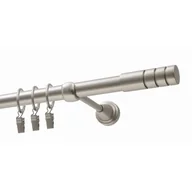 Karnisze - Karnisz DECASTYL Techno z kółkami Pojedynczy 320 cm Chrom Satyna - miniaturka - grafika 1