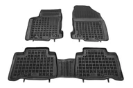 Dywaniki samochodowe - REZAW PLAST Dywaniki gumowe czarne PLAST 202407, 3 szt, Lexus NX od 2014 wszystkie modele wraz z Hybrydą PLAST 202407 - miniaturka - grafika 1