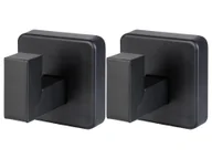 Wieszaki łazienkowe - LIVARNO home Wieszak na ręczniki / Kubek na szczoteczki do zębów / Uchwyt na papier toaletowy (Wieszak na ręczniki, 2 sztuki) - miniaturka - grafika 1