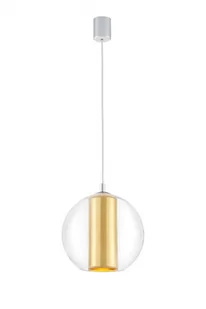 Kaspa LAMPA wisząca MERIDA S 10396105 szklana OPRAWA Abażurowa ZWIS IP20 kula ba - Lampy sufitowe - miniaturka - grafika 1