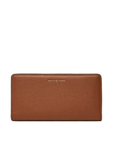 MICHAEL Michael Kors Duży Portfel Damski Bryant 32S5GYTP3L Brązowy - Portfele - miniaturka - grafika 1