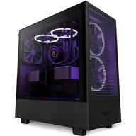 Obudowy komputerowe - Nzxt H5 Flow Midi Tower Z Oknem Czarna (Z32907) - miniaturka - grafika 1