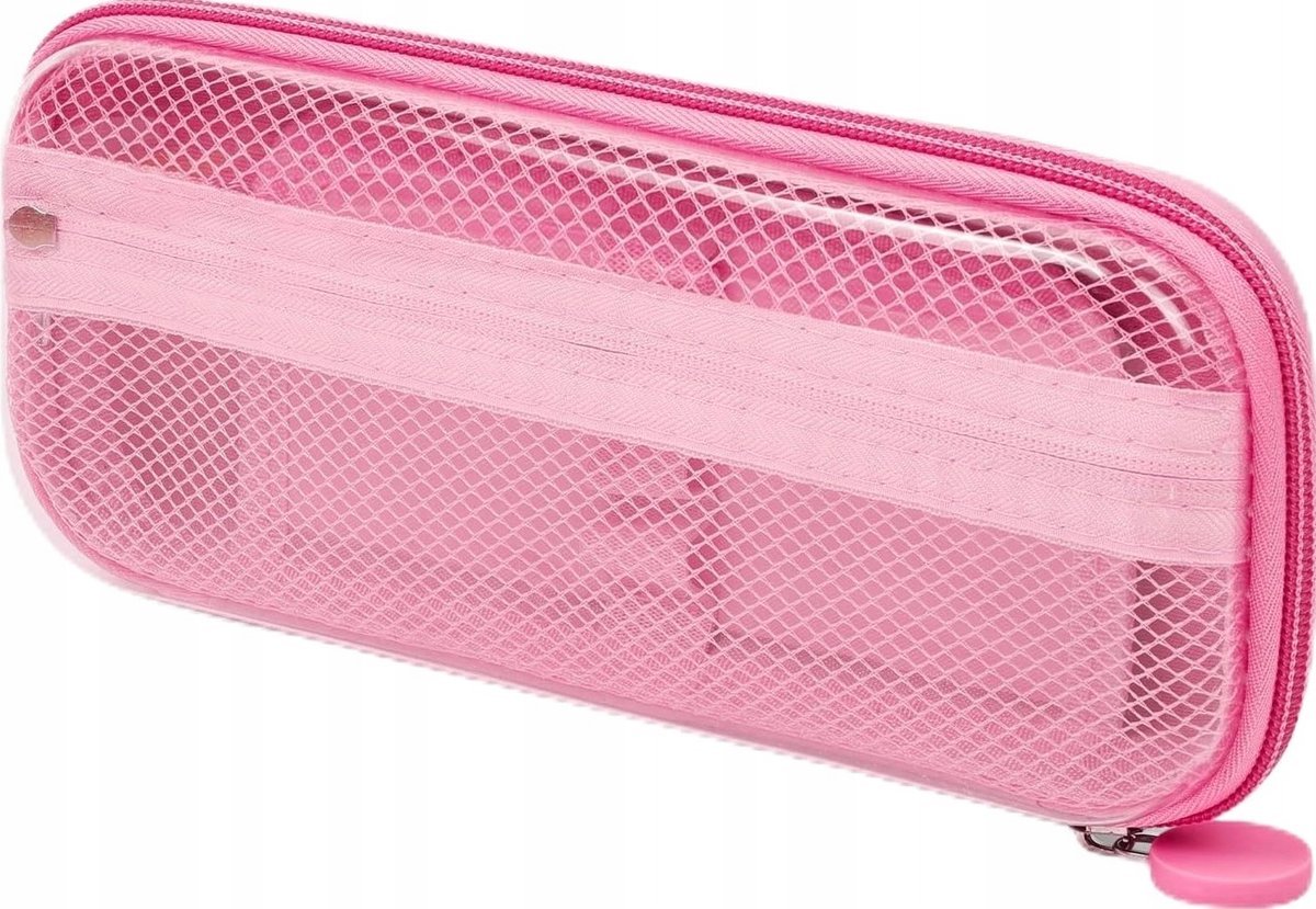 PIÓRNIK 23X11X5CM PRZEZROCZYSTY WODOODPORNY ETUI ORGANIZER SZKOLNY