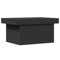 Ławy i stoliki kawowe - vidaXL Stolik kawowy czarny 80x55x40 cm materiał drewnopochodny - miniaturka - grafika 1