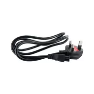 Kable komputerowe i do monitorów - 4World Kabel zasilający 1.5 m 3 żyłowy UK) czarny 08232-UK - miniaturka - grafika 1