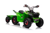 Tory, garaże, parkingi - Quad Na Akumulator XMX630T Zielony Z Przyczepą - miniaturka - grafika 1
