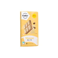 Kakao i czekolada - Tabliczka białej czekolady z nadzieniem kawowym i prażonymi orzechami Galler Blanc Manon, 180 g - miniaturka - grafika 1