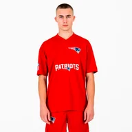 Koszulki męskie - Koszulka męska New Era  Wordmark Oversized NFL New England Patriots S - miniaturka - grafika 1