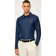 Koszule męskie - Lacoste Jeansowa koszula Regular Fit - miniaturka - grafika 1
