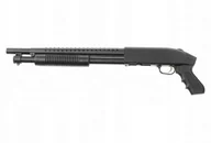 Karabiny ASG - Strzelba Shotgun MOSSBERG 500 ASG (sprężynowy) na Kule Plastikowe/Gumowe/Kompozytowe/Aluminiowe 6mm. - miniaturka - grafika 1