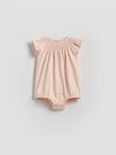 Body dla niemowląt - Reserved - Body z falbankami - pastelowy róż - miniaturka - grafika 1