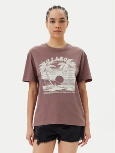 Billabong T-Shirt Sweet Escape EBJZT00419 Brązowy Relaxed Fit - Koszulki i topy damskie - miniaturka - grafika 1