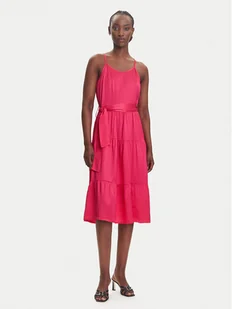 Fracomina Sukienka codzienna FS23SD2002W41301 Różowy Regular Fit - Sukienki - miniaturka - grafika 1