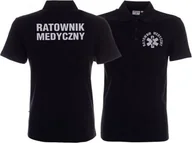 Odzież robocza - Promostars LPP - Koszulka Polo ratownicza czarna męska odblaskowa - miniaturka - grafika 1