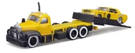 Samochody i pojazdy dla dzieci - MAISTO 1965 FORD MUSTANG + 1953 MACK B-61 FLATBED 1:64 15055 - miniaturka - grafika 1