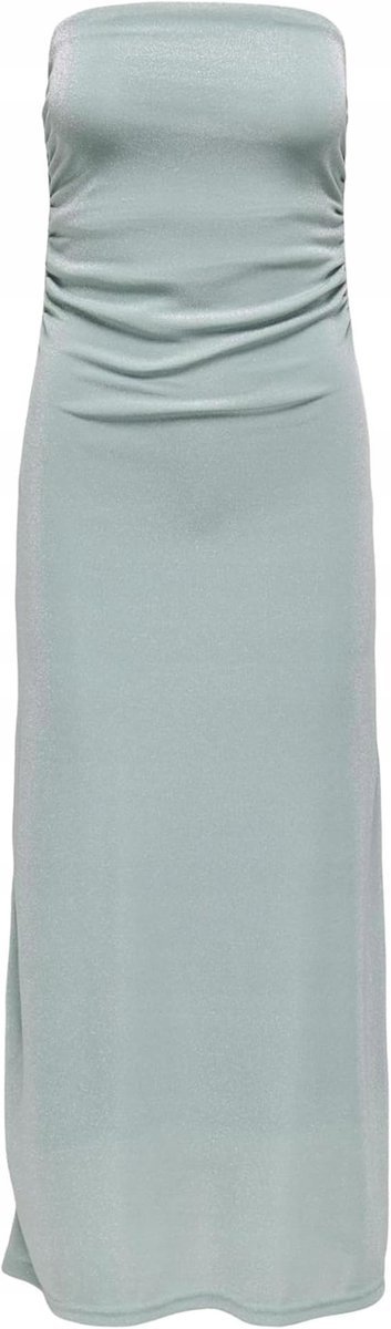 ONLY SUKIENKA DŁUGA BEZ RAMIĄCZEK Z POŁYSKIEM I MARSZCZENIAMI L 6BA