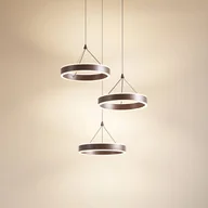 Lampy sufitowe - Lampa wisząca Kolo Lucande, możliwość ściemniania, brązowy / rdzawy, salon / jadalnia, metal, nowoczesny - miniaturka - grafika 1