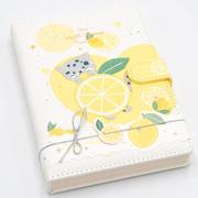 Szkolne artykuły papiernicze - Notes Pamiętnik Pu Na Magnez Lemon And Leopard A5 128K - miniaturka - grafika 1