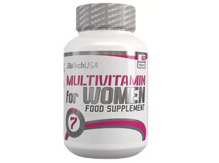 BioTech Multivitamin for Women + Antioxidant 60 tabs - Witaminy i minerały dla sportowców - miniaturka - grafika 1