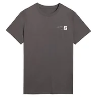 Koszulki sportowe męskie - Koszulka męska 4F Tshirt M3131 Rozmiar: L / Kolor: szary - miniaturka - grafika 1