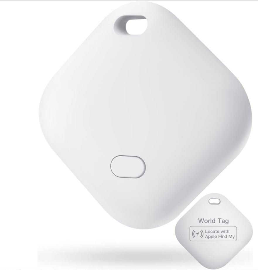 Lokalizator przedmiotów , toreb, portfeli, kluczy -Biały, apple