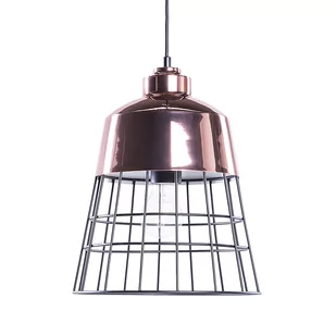Beliani Lampa wisząca Lampa wisząca metalowa miedziana MONTE 51772 - Lampy sufitowe - miniaturka - grafika 1