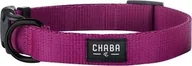 Obroże dla psów - Chaba CHABA OBROŻA TAŚMA REG S 10mm/33cm BORDO - miniaturka - grafika 1