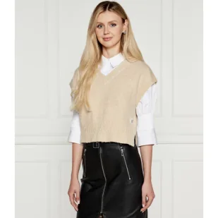 HUGO Sweter Selleny | Regular Fit - Swetry damskie - miniaturka - grafika 1