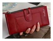 Portfele - PORTFEL DAMSKI organizer na zamek - miniaturka - grafika 1